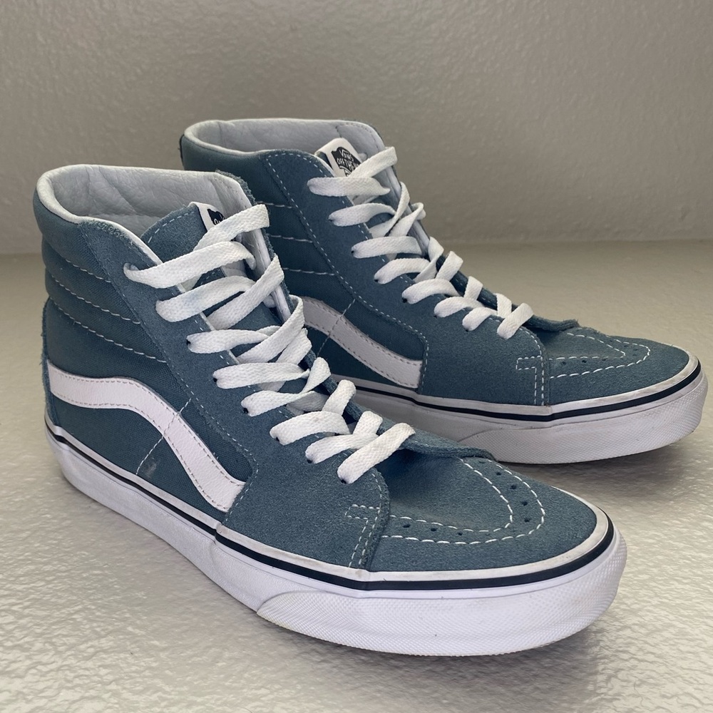 Grey-blue Sk8-hi Vans
